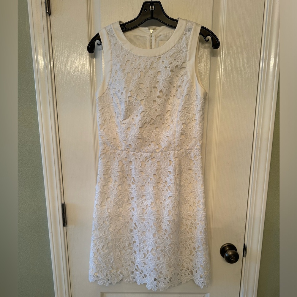 White Kate Spade Lace Dress